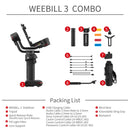 Zhiyun Weebill 3 Upgrade 3-Axis Gimbal Stabilizer for Mirrorless & DSLR Cameras