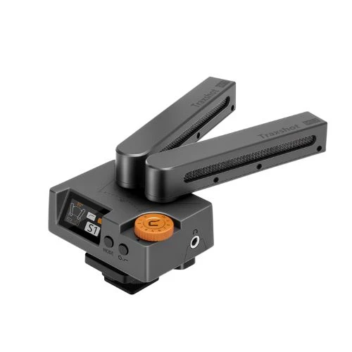 COMICA Traxshot Shotgun Microphone with Rotatable Dual