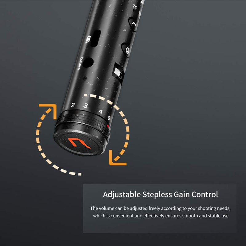 Comica CVM-VM20 Shotgun Microphone, Super Cardioid Condenser Mic