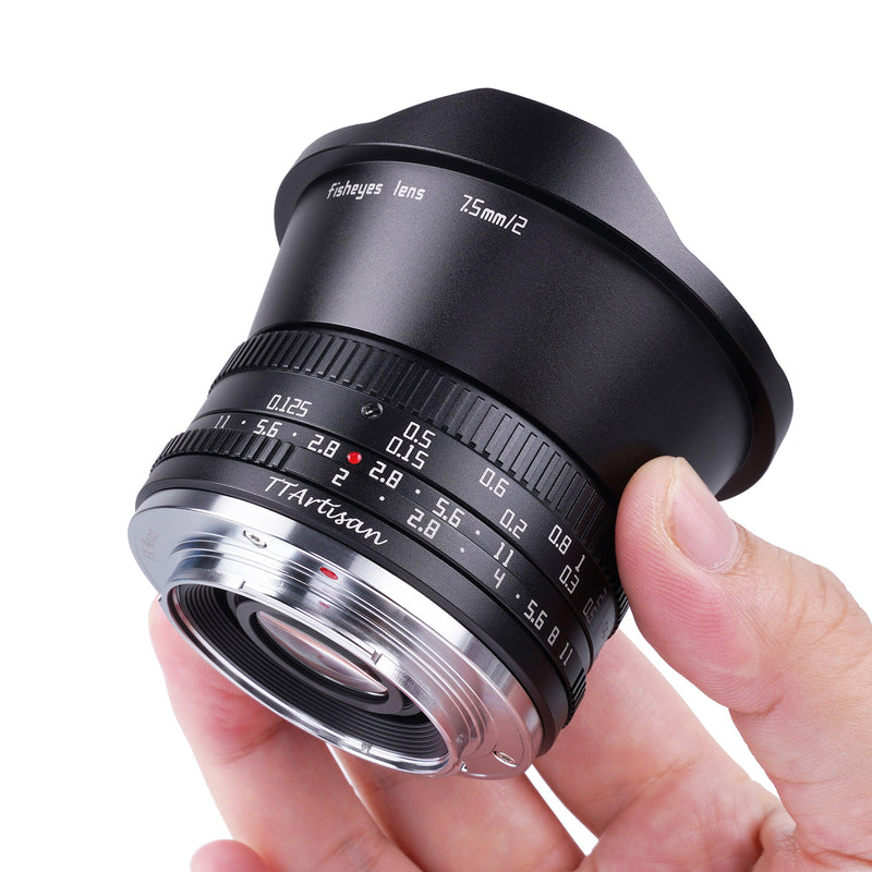 TTArtisan Fisheye Lens, Compatible with Fuji, Sony, M4