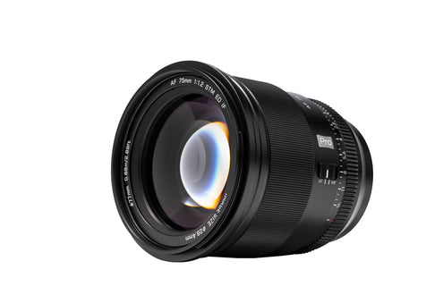 VILTROX 75mm F1.2 PRO Level Auto Focus APS-C Lens for Fuji, Nikon and Sony Cameras
