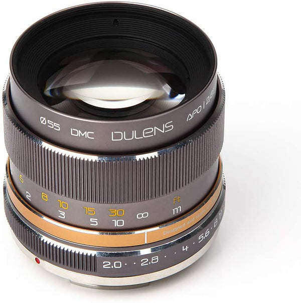 DULENS APO 85mm F2.0 Apochromatic Lens for Canon Full Frame EF Mount