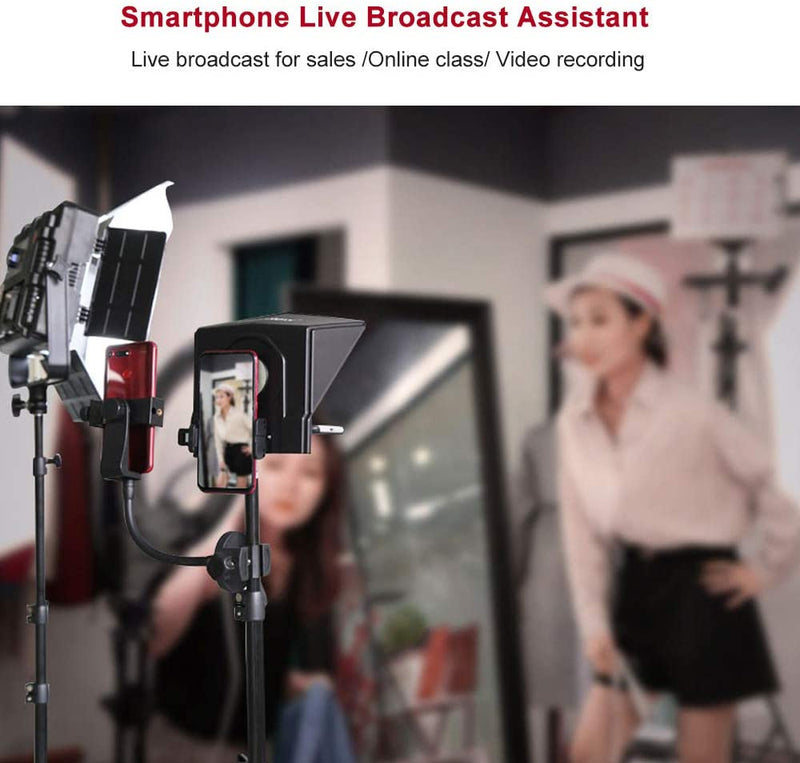 Desview T2 Portable Teleprompter Kit, Supports Wide Angle Lens