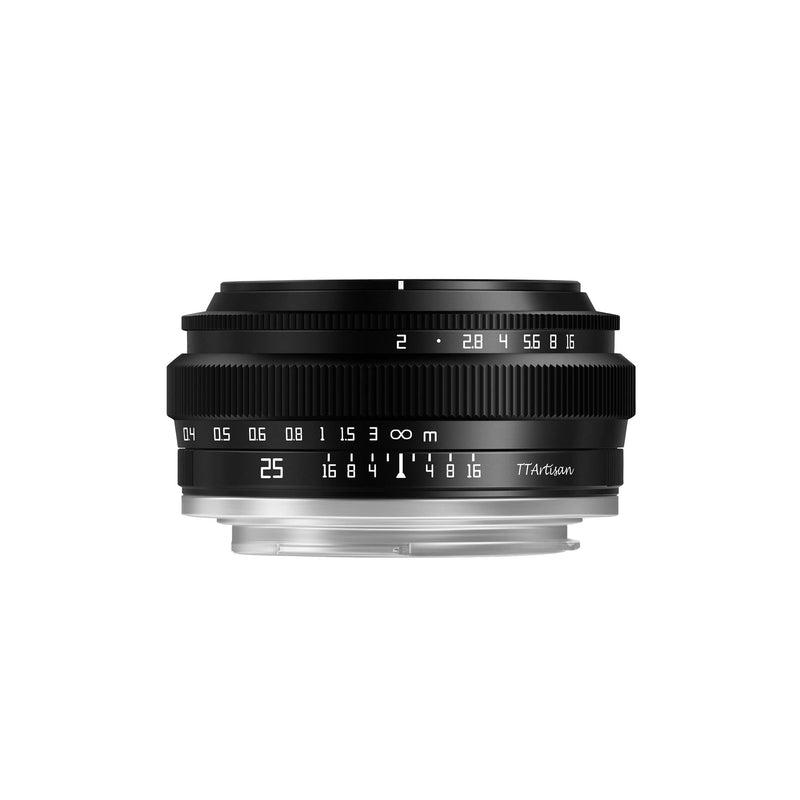 TTArtisan 25mm F2 Wide-angle Manual Lens for Fuji, Sony, M4/3, Nikon and Leica Cameras