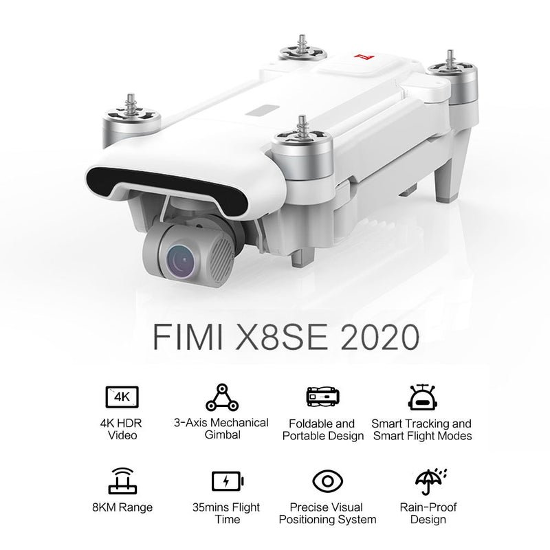 fimi x8 se 2020 fpv goggles FIMI X8 SE 2020 8KM FPV 3-axis Gimbal 4K Camera Wifi GPS RC Drone