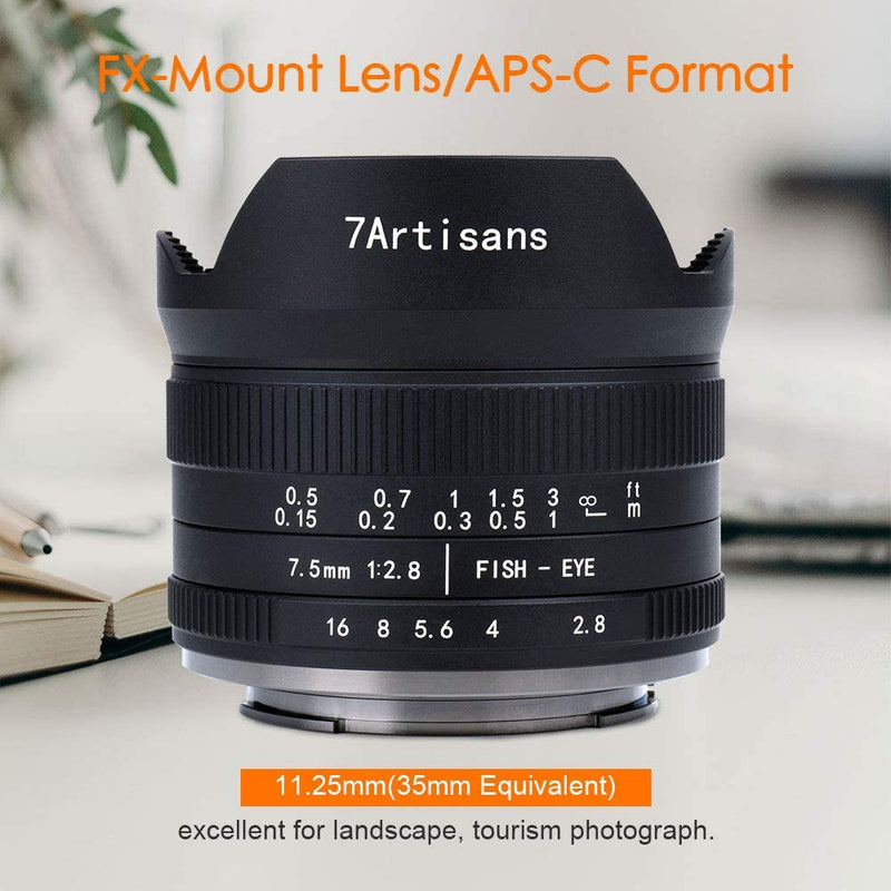 7artisans II Fisheye Lens for Fuji Cameras – Pergear