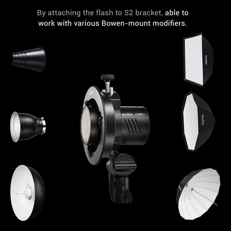 Godox AD100 Pro TTL Pocket Flash 100W Outdoor Flashlight