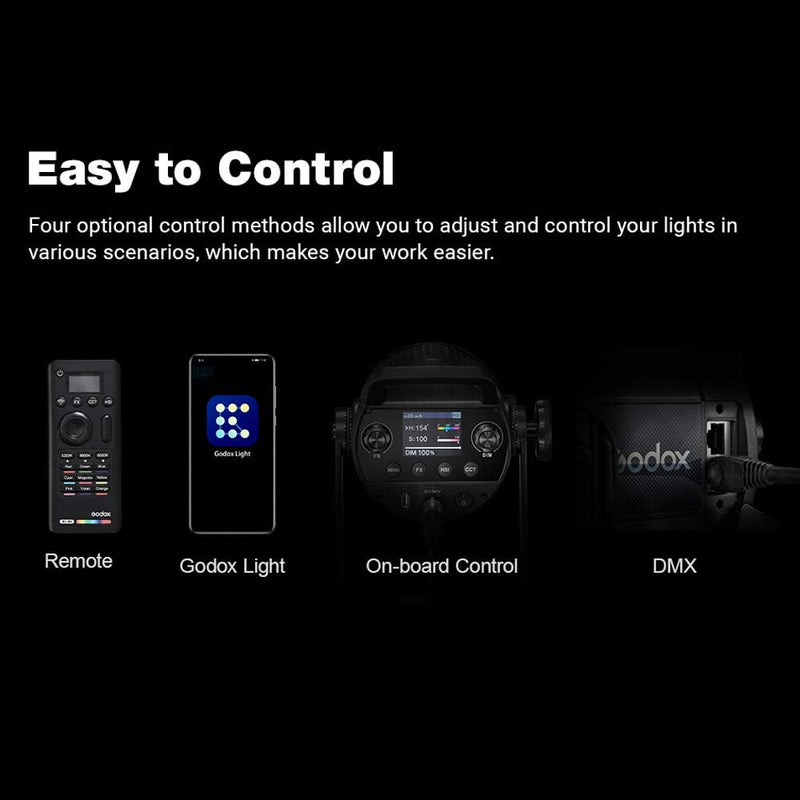 Godox SZ150R, 150W Bi-Color Zoomable RGB LED Video Light