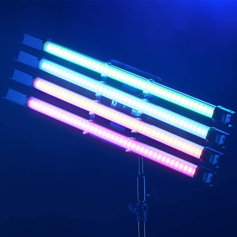Godox TL60 4-Light Kit RGB Tube Light, CRI 96 TLCI 98 Accurate Color