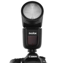 Godox V1 Flash with Godox AK-R1 Accessories Kit for Nikon, Canon and Sony
