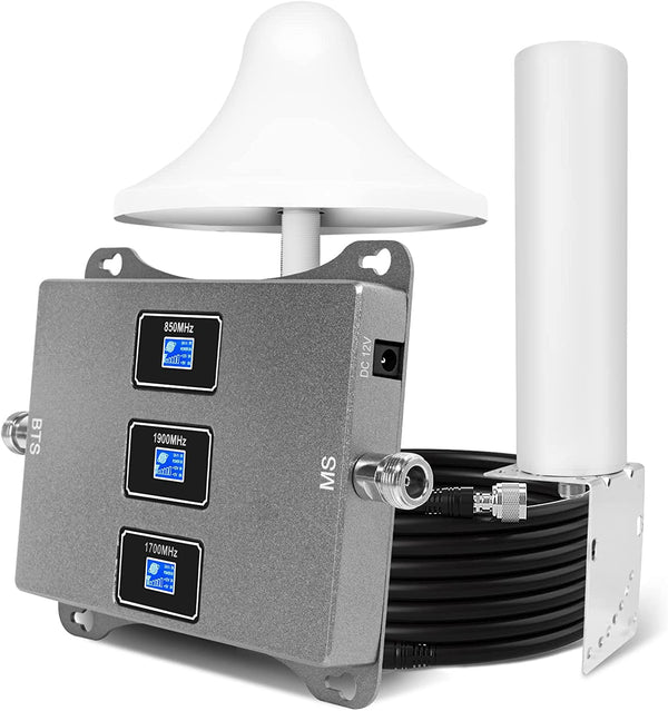 LAOFAS 75dB High Gain Antennas Cell Phone Signal Booster for All Carriers