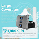 LAOFAS 75dB High Gain Antennas Cell Phone Signal Booster for All Carriers