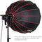 LAOFAS Deep Parabolic Softbox with Bowens Mount, Quick Set-up Umbrella Soft Box  for Godox, Nicefoto, Falconeyes, Aputure(70cm/90cm/120cm)