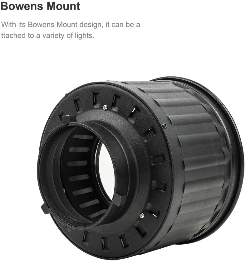 LAOFAS Fresnel Lens Light Modifier with Bowens Mount
