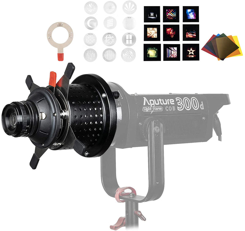 LAOFAS Spotlight Mount Light Modifier with 50mm F1.7 Lens