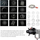LAOFAS Spotlight Mount Light Modifier with 50mm F1.7 Lens