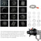 LAOFAS Spotlight Mount Light Modifier with 50mm F1.7 Lens