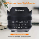 7artisans 7.5mm F2.8 II V2.0 Fisheye Lens for MFT Cameras