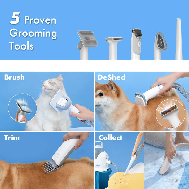 Neakasa(Neabot) P2 Pro Pet Dog Grooming Kit, Dog Clippers Vacuum