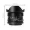 7artisans 7.5mm F2.8 Fisheye Fixed Lens for Olympus Panasonic Micro Four Thirds MFT M4/3 Cameras - Black with Protective Lens Cap, Removable Lens Hood and Carrying Bag