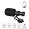 comica CVM-VM10II Mini Shotgun Video Microphone, Full Metal Aluminum Cardioid Directional Condenser with Wind Muff for DSLR Camera Camcorder Smartphones and Gopro