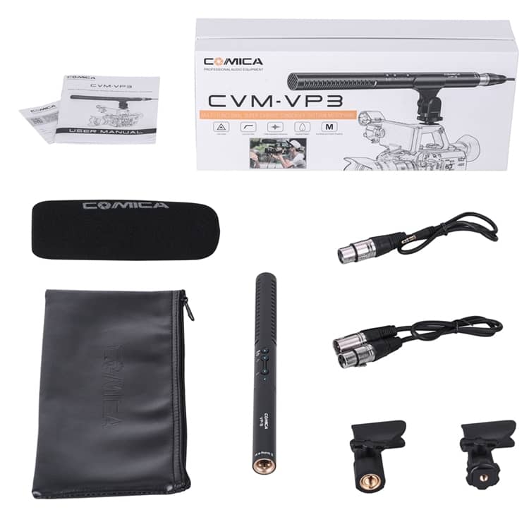 Comica Audio CVM-VP3 Supercardioid Condenser Shotgun Microphone