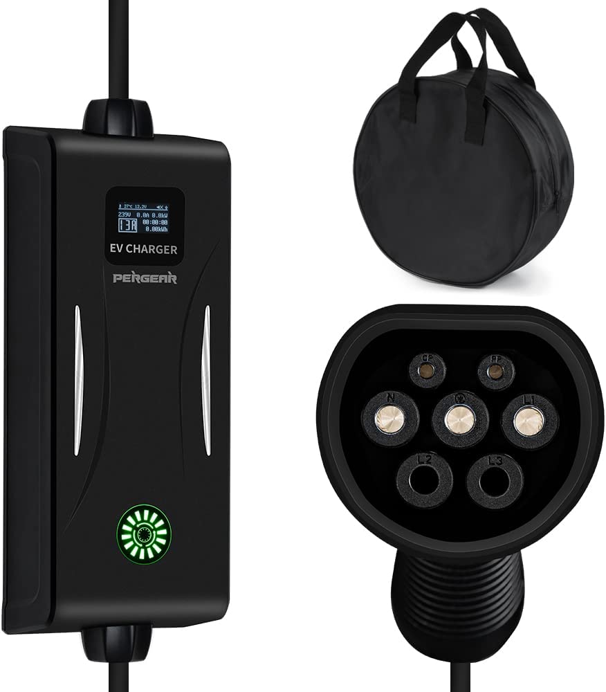 PERGEAR Type 2 EV Charger for Electric Vehicals Tesla, BYD, Benz, Audi –  Pergear