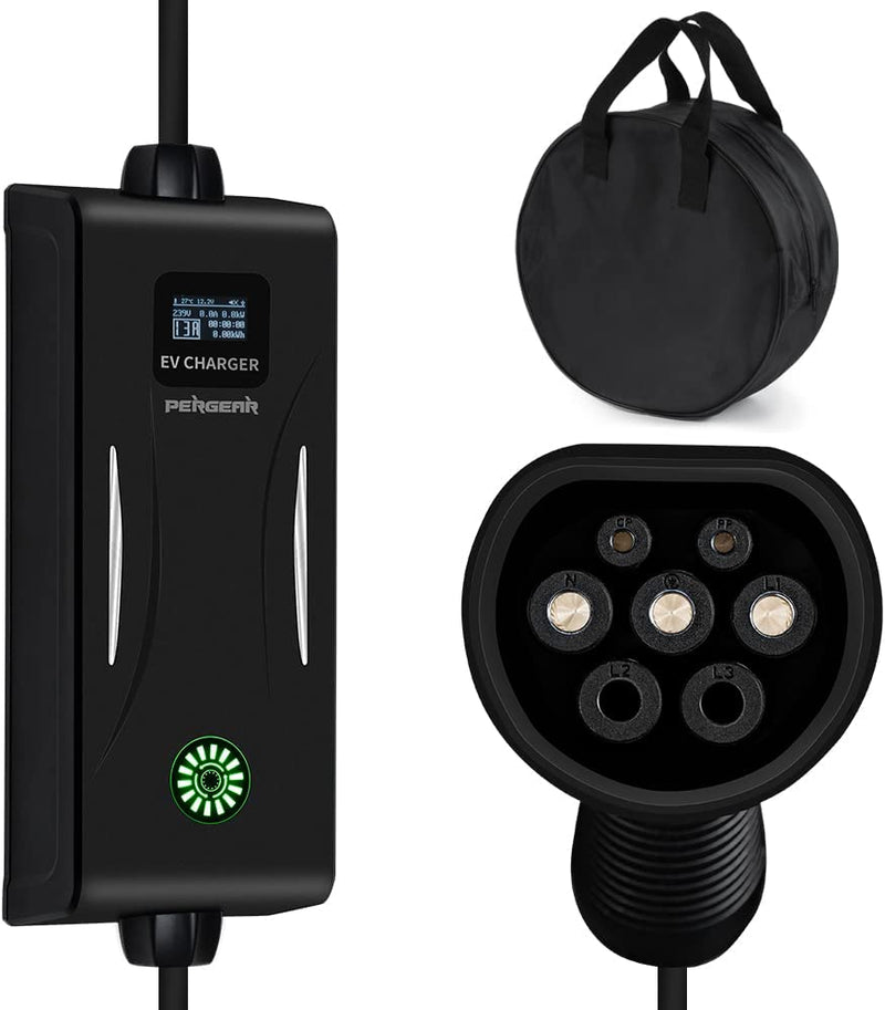 PERGEAR Type 2 EV Charger for Electric Vehicals Tesla, BYD, Benz, Audi –  Pergear