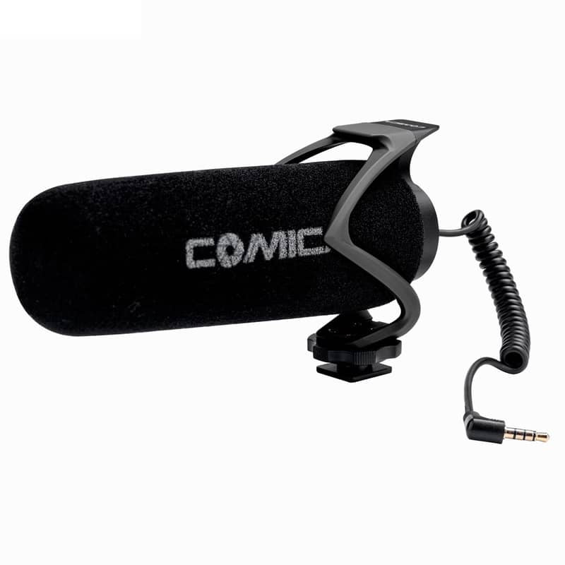 Comica CVM-V30 LITE Video Microphone Super-Cardioid Condenser On-Camera Shotgun Microphone