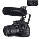 Comica CVM-V30 LITE Video Microphone Super-Cardioid Condenser On-Camera Shotgun Microphone