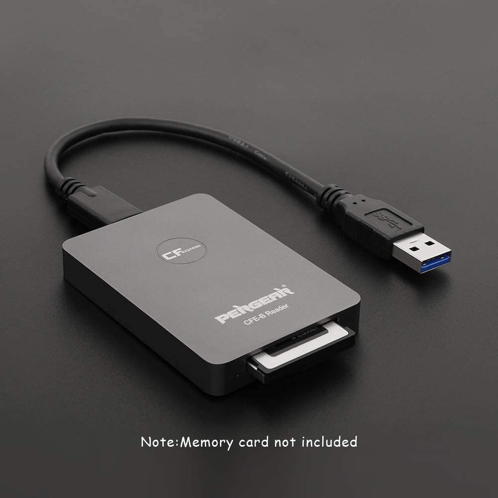 Pergear CFexpress Type-B Card Reader USB 3.1 Gen 2 10Gbps Adapter