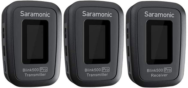 Saramonic Blink 500 Pro B2 Microphone with Portable Charging Case (TX+TX+RX)