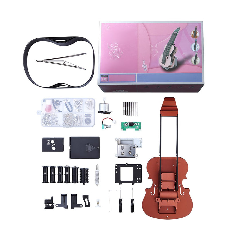 TECHING DM31Exquisite Violin Music Box, 210 Pcs Assembling Kit