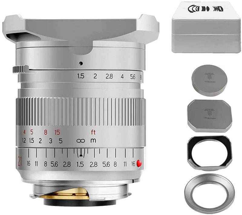 TTArtisan 21mm F1.5 Wide-Angle Manual Fixed Lens for Leica M-Mount Cameras