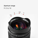 TTArtisan 21mm F1.5 Full-frame Wide-angle Lens for Nikon Z-mount Cameras