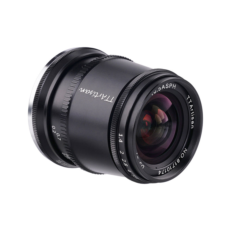 TTArtisan 17mm F1.4 Lens for Fuji, Sony, MFT, Leica, Nikon and Canon Cameras