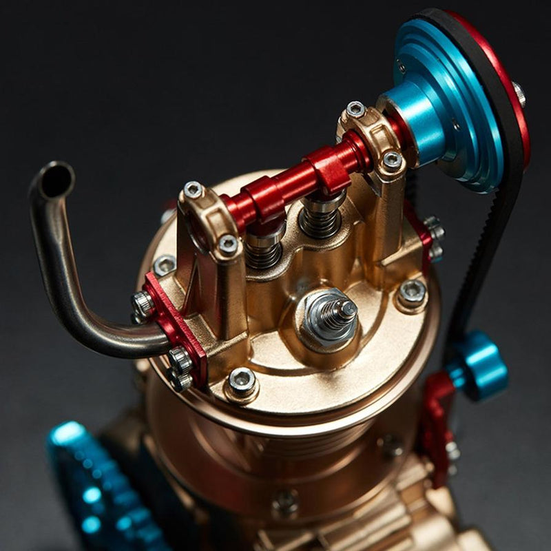 Teching Scale Model Engine Cylinder Full Aluminium Craftsmen Car Engine Kit