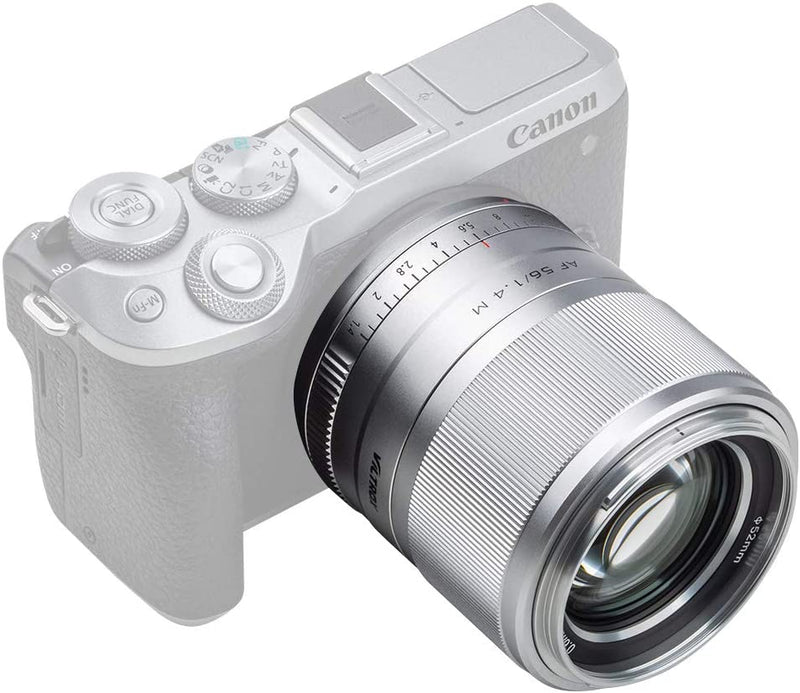 Viltrox 56mm F1.4 Autofocus Portrait Lens Compatible with Canon EOS M-mount Cameras
