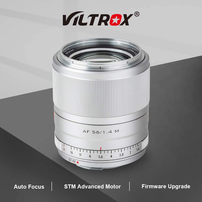 Viltrox 56mm F1.4 Autofocus Portrait Lens Compatible with Canon EOS M-mount Cameras