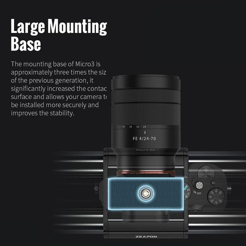 Zeapon Micro3 M500 Double Distance Camera Slider