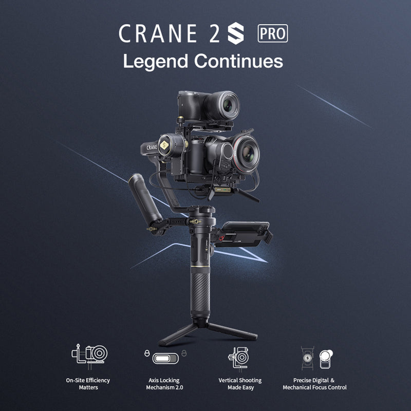 Zhiyun Crane 2S Pro New 3-Axis Handheld Gimbal Stabilizer