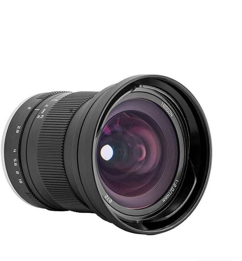 Zonlai 14mm F2 Ultra Wide Angle Manual Focus Lens for Canon EOS-M Mount Cameras