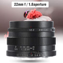 Zonlai 22mm f1.8 Wide Angle Lens for Sony