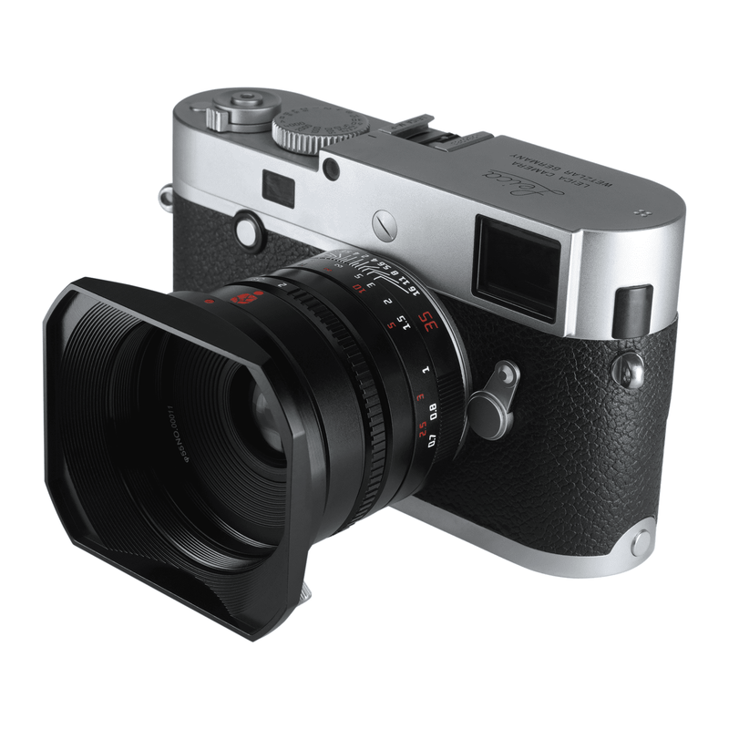 7Artisans WEN 35mm F2.0 Leica M Mark II, with Square Lens Hood 7Artisans WEN 35mm F2.0 Leica M Mark II, with Square Lens Hood