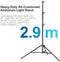 Laofas  Heavy-Duty Air-Cushioned Aluminum Light Stand
