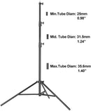 Laofas  Heavy-Duty Air-Cushioned Aluminum Light Stand