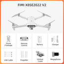 FIMI X8SE 2022 Camera Drone 4K Professional Quadcopter Camera RC Helicopter GPS RC Drone